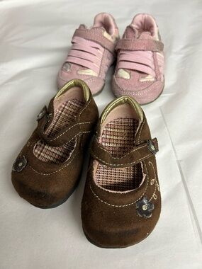 Teeny Toes Pink Sneakers and Mary Jane’s